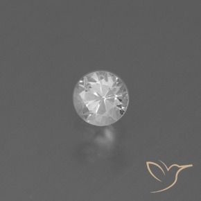 Zaffiro Bianco naturale da 0.33 ct, Rotondo, VS