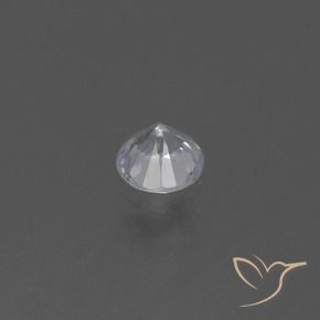 Zaffiro Bianco naturale da 0.46 ct, Rotondo, VS