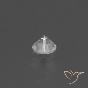 Zaffiro Bianco naturale da 0.43 ct, Rotondo, VS
