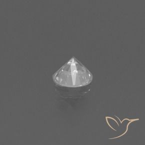 Zaffiro Bianco naturale da 0.42 ct, Rotondo, VS