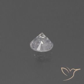 Zaffiro Bianco naturale da 0.47 ct, Rotondo, VS