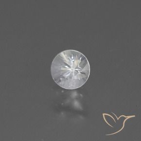 Zaffiro Bianco naturale da 0.43 ct, Rotondo, VS