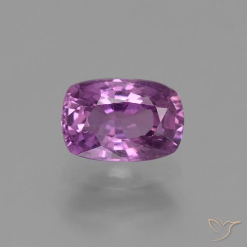 1.59ct Naturale Viola medio Zaffiro, Cuscino, VS