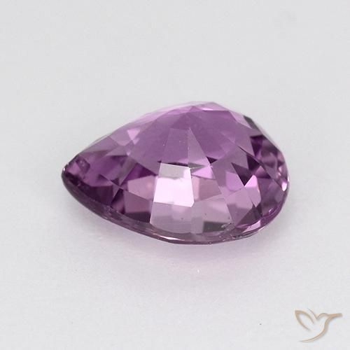 Zaffiro Viola intenso naturale da 1.26 ct, Forma a pera, VS