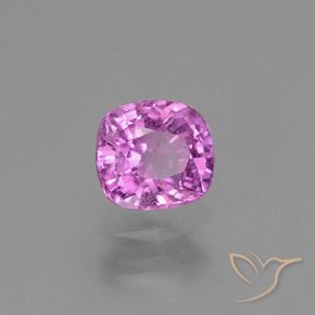 Zaffiro Viola medio naturale da 1.10 ct, Cuscino, VS-SI