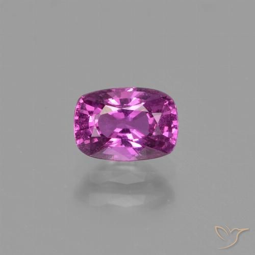1.10ct Naturale Magenta brillante Zaffiro, Cuscino, VS