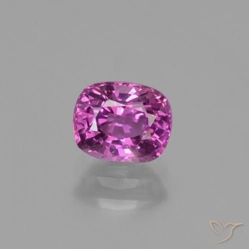 1.34ct Naturale Viola Rosato Intenso Zaffiro, Cuscino, VS