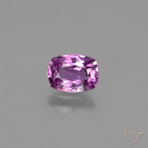 Zaffiro naturale porpora da 1,04 ct, taglio a cuscino, VVS-VS