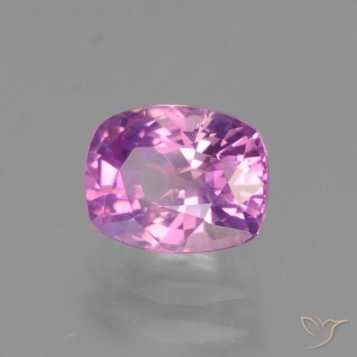Zaffiro Rosa violetto naturale da 1.42 ct, Cuscino, VS