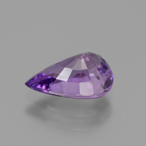 Zaffiro Viola scuro naturale da 1.84 ct, Forma a pera, VS