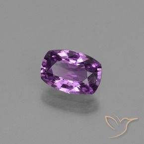 Zaffiro Viola scuro naturale da 1.12 ct, Cuscino, VVS-VS