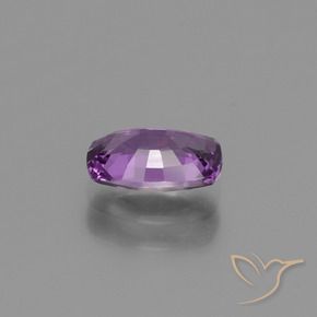 Zaffiro Viola scuro naturale da 1.12 ct, Cuscino, VVS-VS