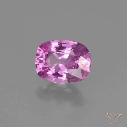 Zaffiro Viola intenso naturale da 1.03 ct, Cuscino, VS