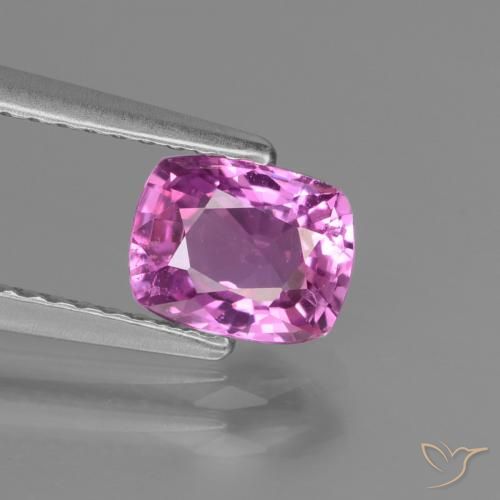1.22ct Naturale Viola Rosato Intenso Zaffiro, Cuscino, VS