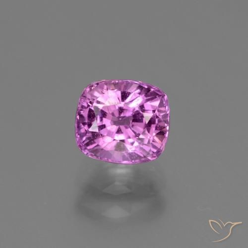 Zaffiro porpora rosato naturale da 1,14 ct, taglio a cuscino, VS-SI