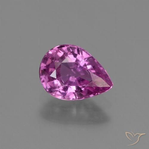 1.20ct Naturale Viola medio-scuro Zaffiro, Forma a pera, VS