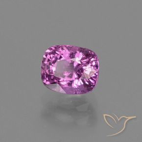 Zaffiro Viola rosato intenso naturale da 1.22 ct, Cuscino, VS-SI