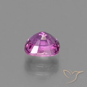 Zaffiro Viola rosato intenso naturale da 1.22 ct, Cuscino, VS-SI