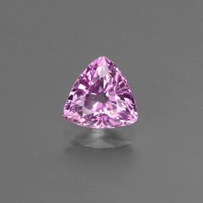 Zaffiro Rosa violetto naturale da 1.05 ct, Taglio trillion, VS