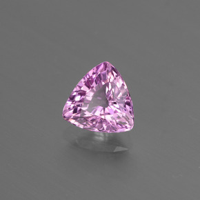 Zaffiro Rosa violetto naturale da 1.05 ct, Taglio trillion, VS