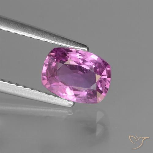 1.35ct Naturale Viola medio Zaffiro, Cuscino, VS