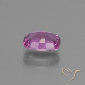 Zaffiro Viola medio naturale da 1.35 ct, Cuscino, VS