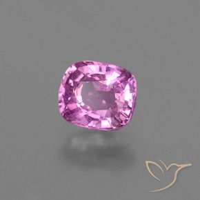 Zaffiro Viola rosato intenso naturale da 1.07 ct, Cuscino, VS
