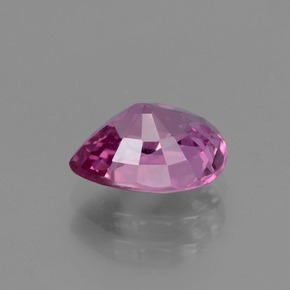 Zaffiro Rosa porpora reale naturale da 1.85 ct, Forma a pera, VS