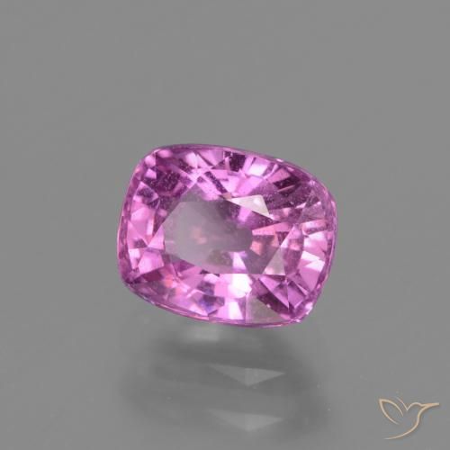 Zaffiro Viola medio naturale da 1.54 ct, Cuscino, VS