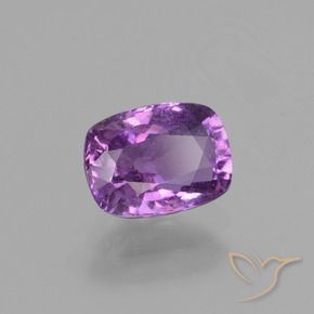 Zaffiro Viola medio naturale da 1.46 ct, Cuscino, VS