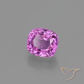 Zaffiro Rosa violetto naturale da 1.08 ct, Cuscino, VS-SI