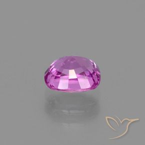 Zaffiro Rosa violetto naturale da 1.08 ct, Cuscino, VS-SI