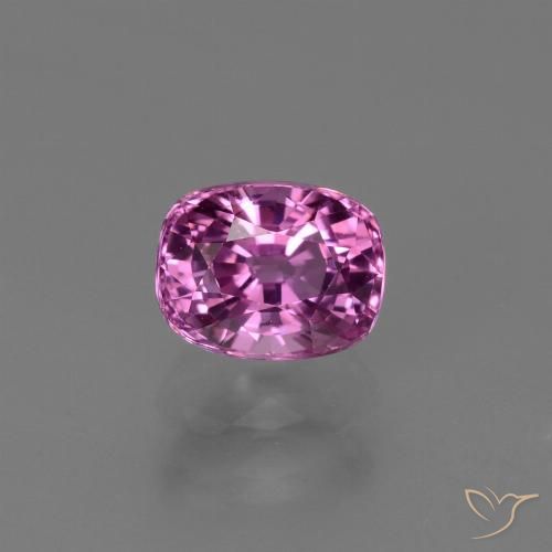 1.40ct Naturale Rosa violetto Zaffiro, Cuscino, VS