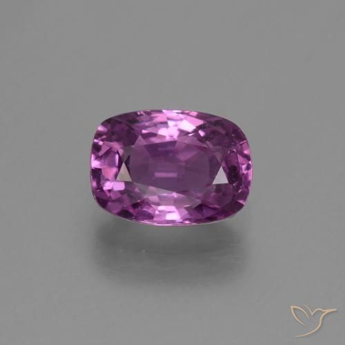 1.38ct Naturale Viola elettrico Zaffiro, Cuscino, VS