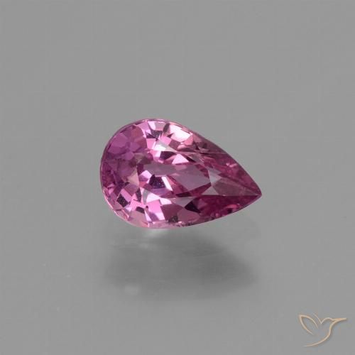 1.07ct Naturale Viola rossastro Zaffiro, Forma a pera, VS