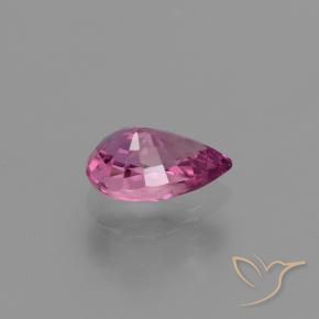 Zaffiro Viola rossastro naturale da 1.07 ct, Forma a pera, VS