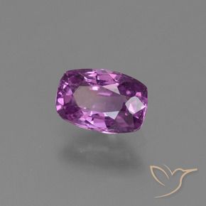Zaffiro Viola medio-scuro naturale da 1.14 ct, Cuscino, VS