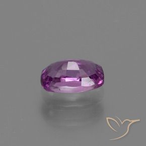Zaffiro Viola medio-scuro naturale da 1.14 ct, Cuscino, VS