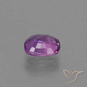 Zaffiro Viola intenso naturale da 1.31 ct, Cuscino, VS