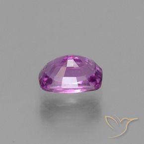Zaffiro Viola medio-scuro naturale da 1.41 ct, Cuscino, VS