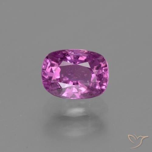 1.38ct Naturale Viola medio-scuro Zaffiro, Cuscino, VS