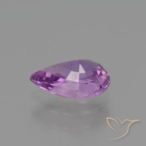 Zaffiro Viola elettrico naturale da 1.13 ct, Forma a pera, VVS