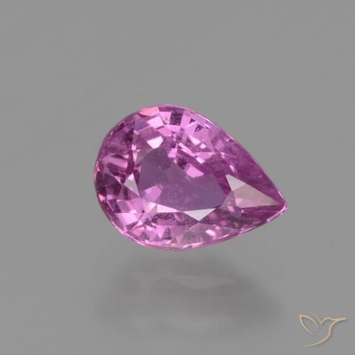 1.21ct Naturale Rosa violetto Zaffiro, Forma a pera, VS