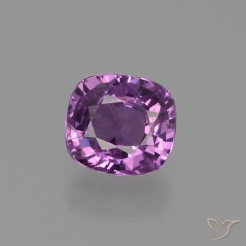 1.33ct Naturale Uva Rosata Zaffiro, Cuscino, VS