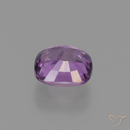 Zaffiro Uva Rosata naturale da 1.33 ct, Cuscino, VS