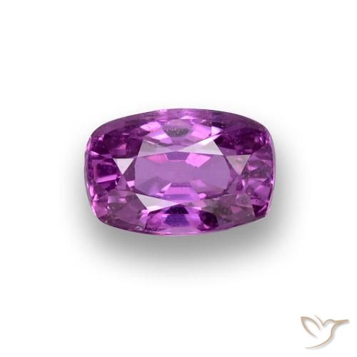 0.91ct Naturale Viola medio-scuro Zaffiro, Cuscino, VS