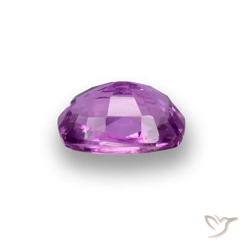 Zaffiro Viola medio-scuro naturale da 0.91 ct, Cuscino, VS