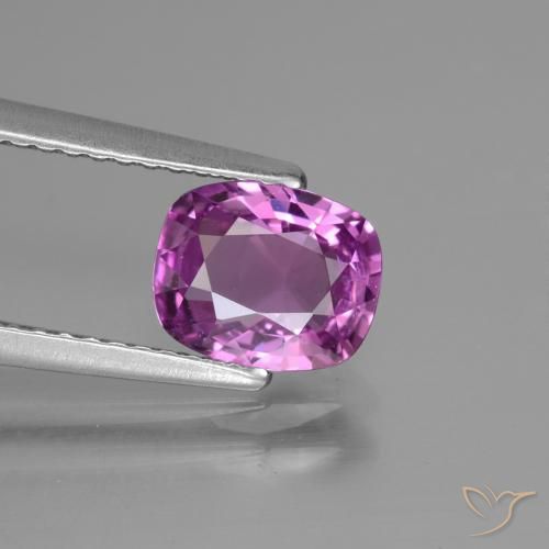1.45ct Naturale Viola Rosato Intenso Zaffiro, Cuscino, VS
