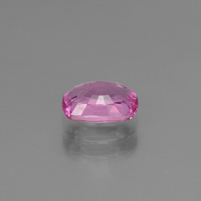 Zaffiro rosa medio naturale da 1,22 ct, taglio a cuscino, VS