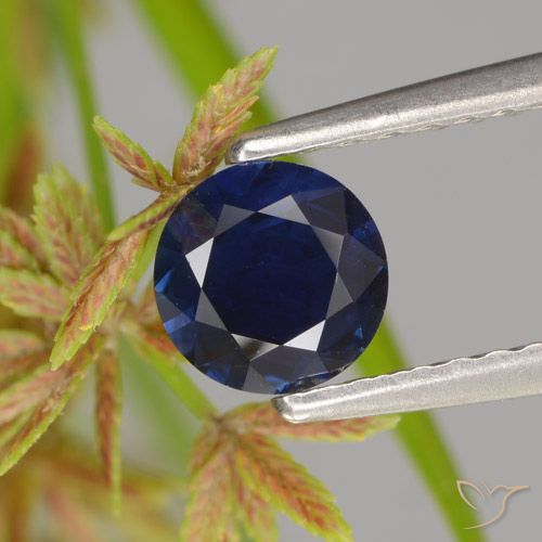 0.58ct Naturale Azzurro crepuscolare Zaffiro, Rotondo, VVS